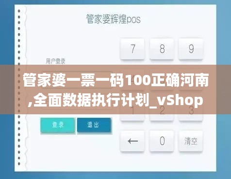 管家婆一票一码100正确河南,全面数据执行计划_vShop8.750