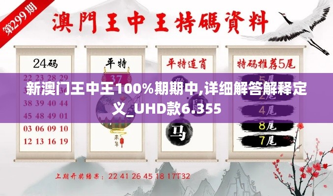 新澳门王中王100%期期中,详细解答解释定义_UHD款6.355