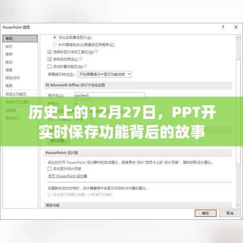 PPT实时保存功能背后的故事,揭秘历史日期背后的故事
