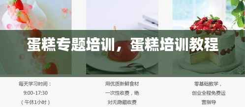蛋糕专题培训,蛋糕培训教程