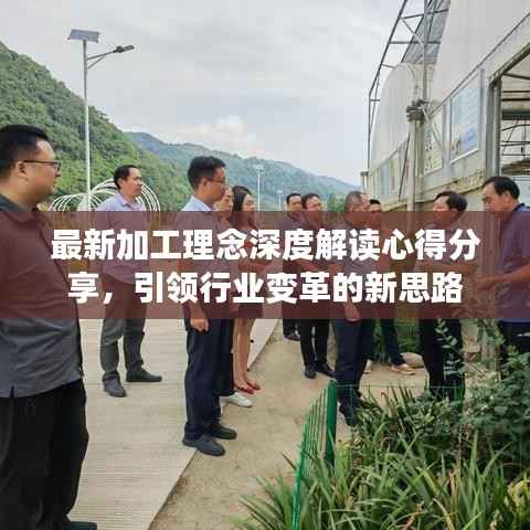 最新加工理念深度解读心得分享,引领行业变革的新思路