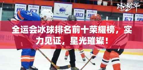 全运会冰球排名前十荣耀榜,实力见证,星光璀璨!