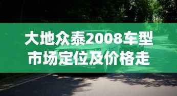 大地众泰2008车型市场定位及价格走势深度解析